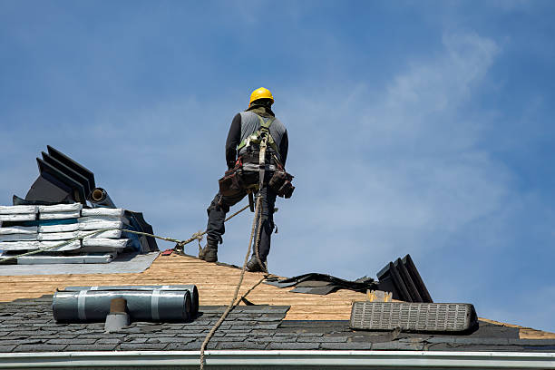 Professional Roofing technician working in Nassau, NY